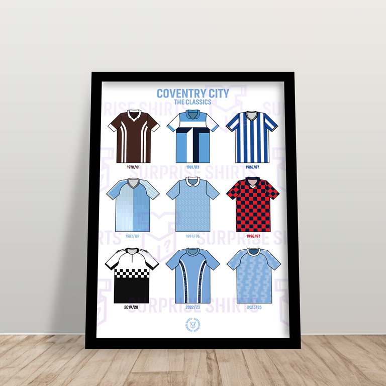 Coventry City 'The Classics' Football Shirt Print