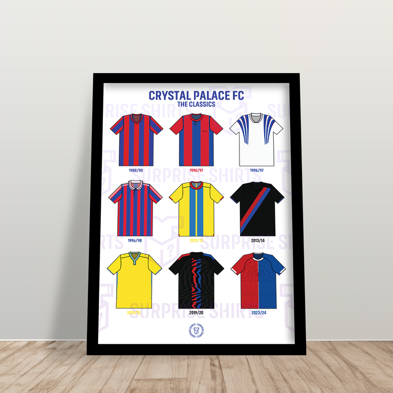 Crystal Palace 'The Classics' Football Shirt Print