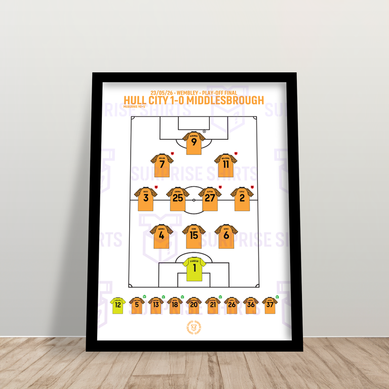 Hull City 1-0 Middlesbrough - Championship Playoff - Special Edition Football Print