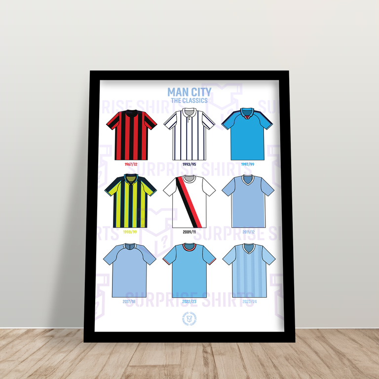 Manchester City 'The Classics' Football Shirt Print