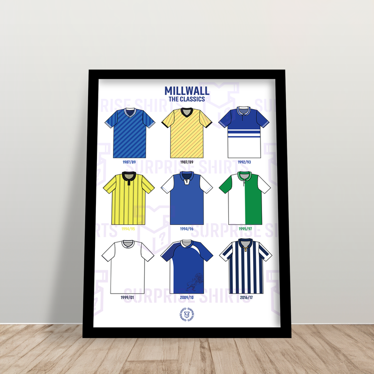 Millwall 'The Classics' Football Shirt Print