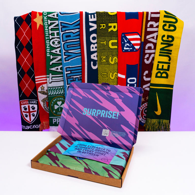 Surprise Football Scarf Box