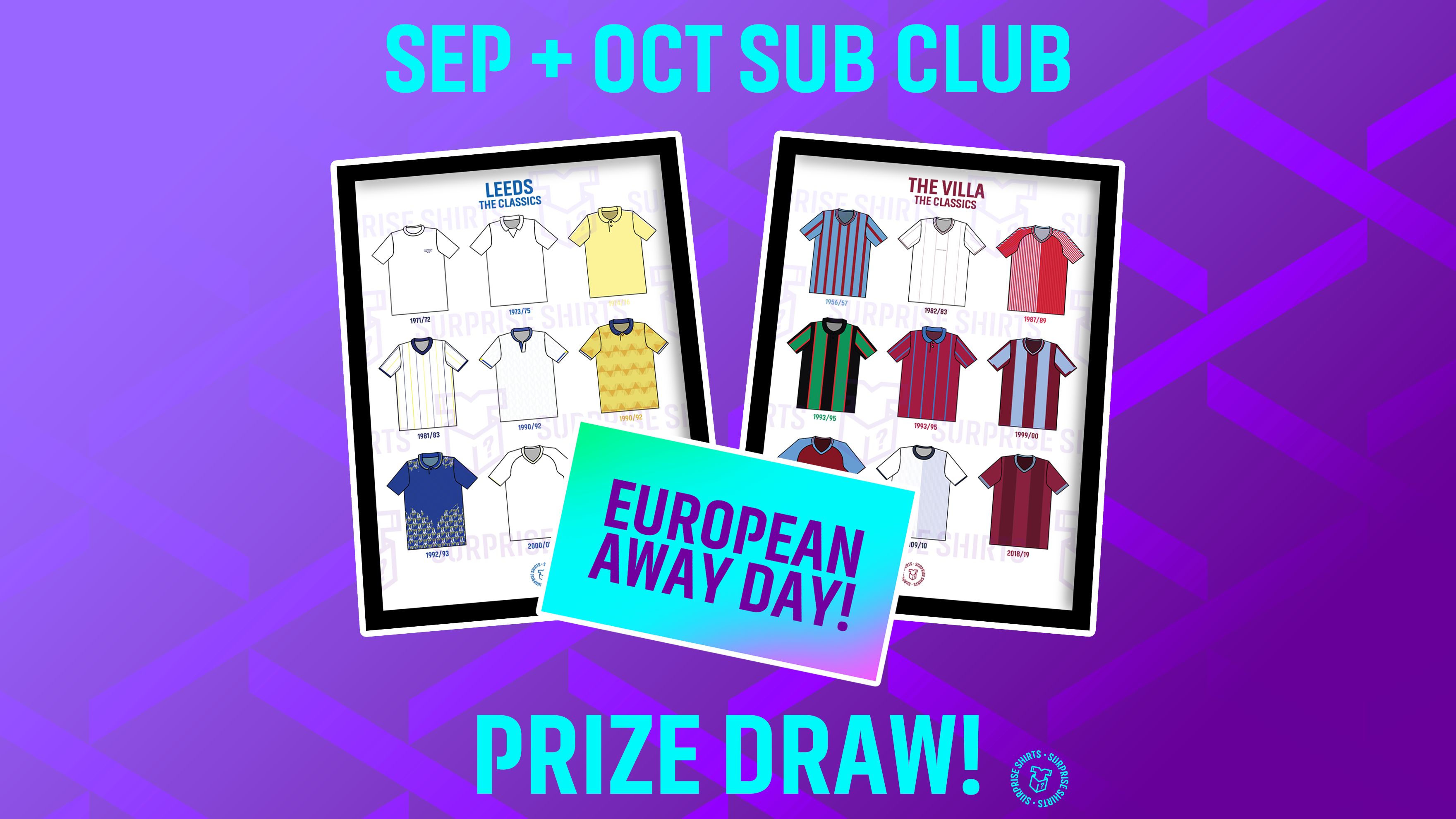 September & October Sub Club Prize Draw!