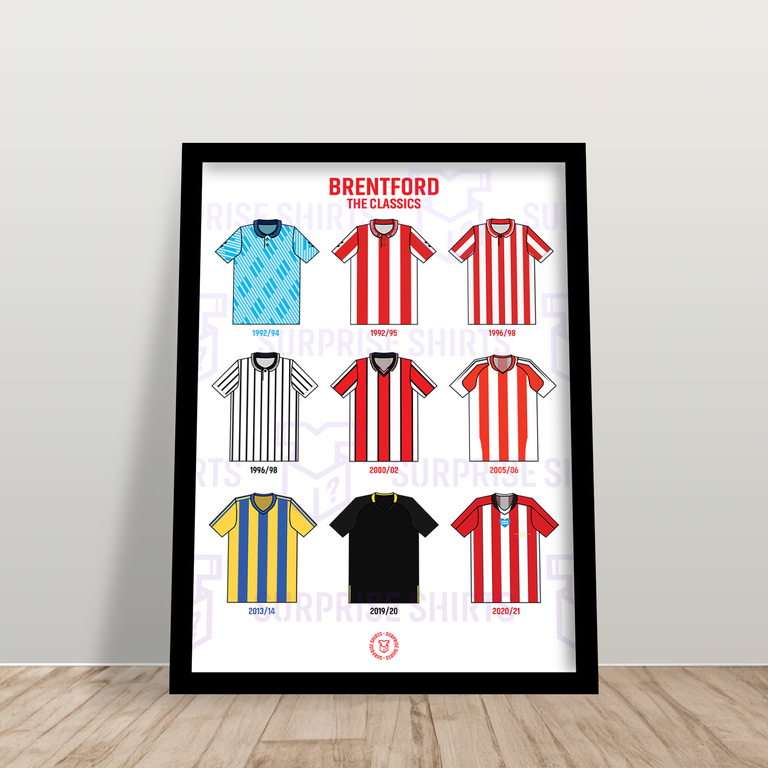 Brentford 'The Classics' Football Shirt Print