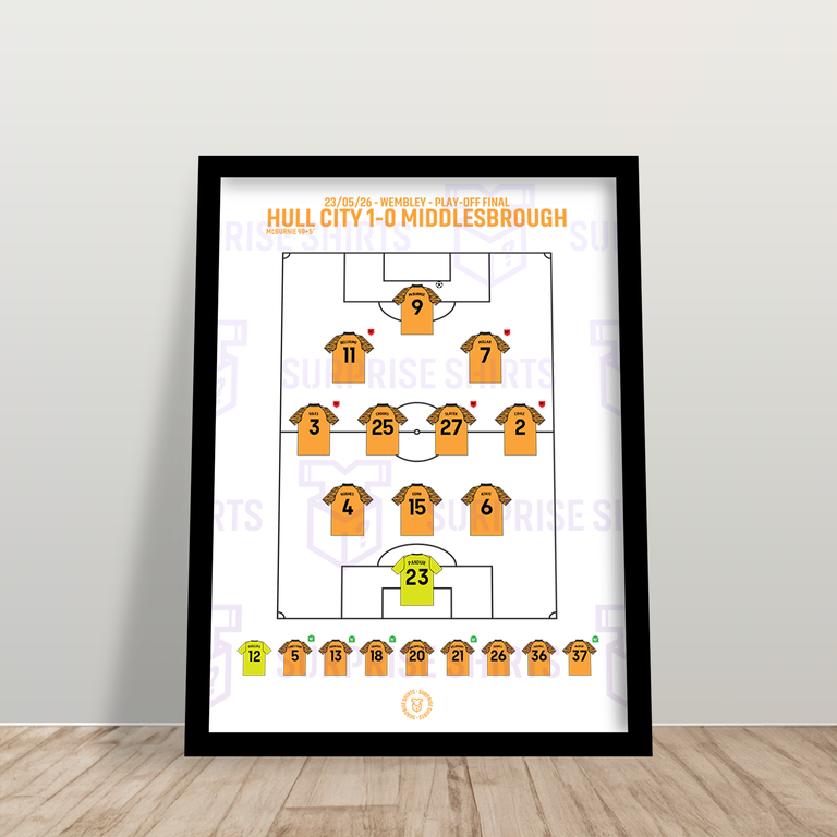 Hull City 1-0 Middlesbrough - Championship Playoff - Special Edition Football Print