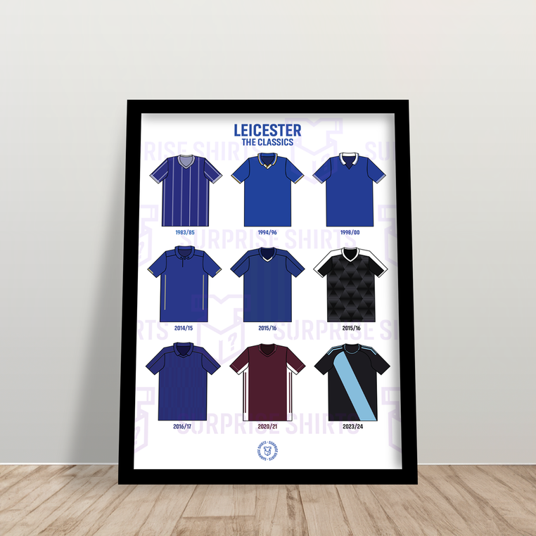 Leicester City 'The Classics' Football Shirt Print