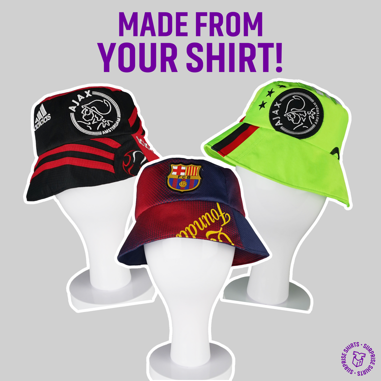 Custom Football Shirt Bucket Hat Made From Your Shirt