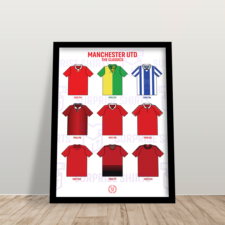 Manchester United 'The Classics' Football Shirt Print