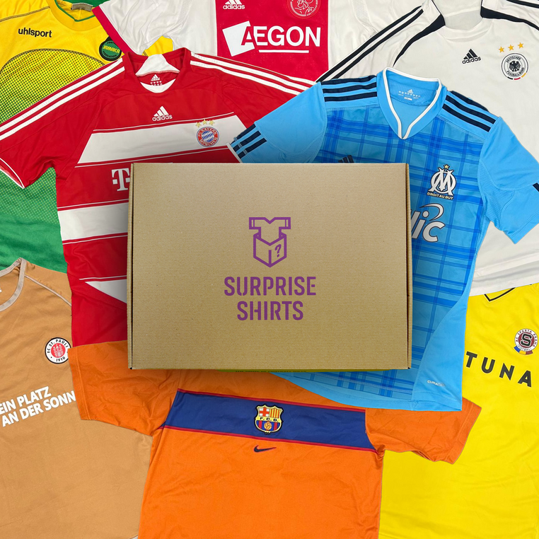 Surprise Classic Shirt Box | Adult & Mystery Football Shirt Box ...