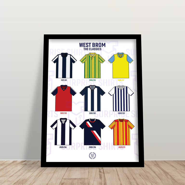 West Bromwich Albion 'The Classics' Football Shirt Print